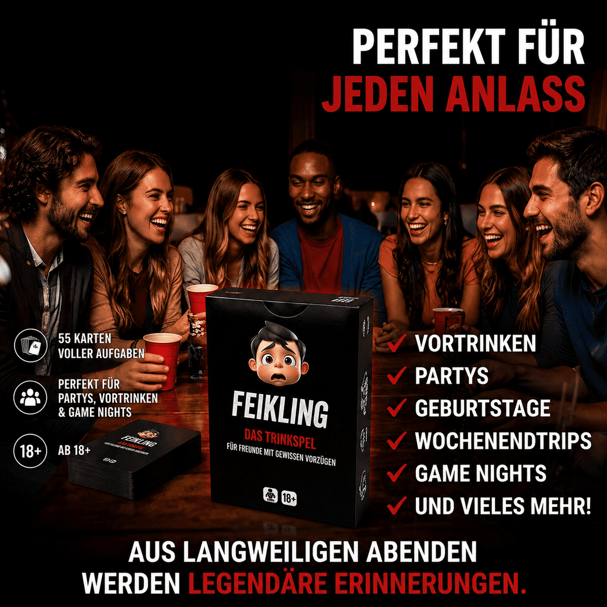FEIKLING – Das heißeste Trinkspiel für Erwachsene! 😈 - FEIKLING