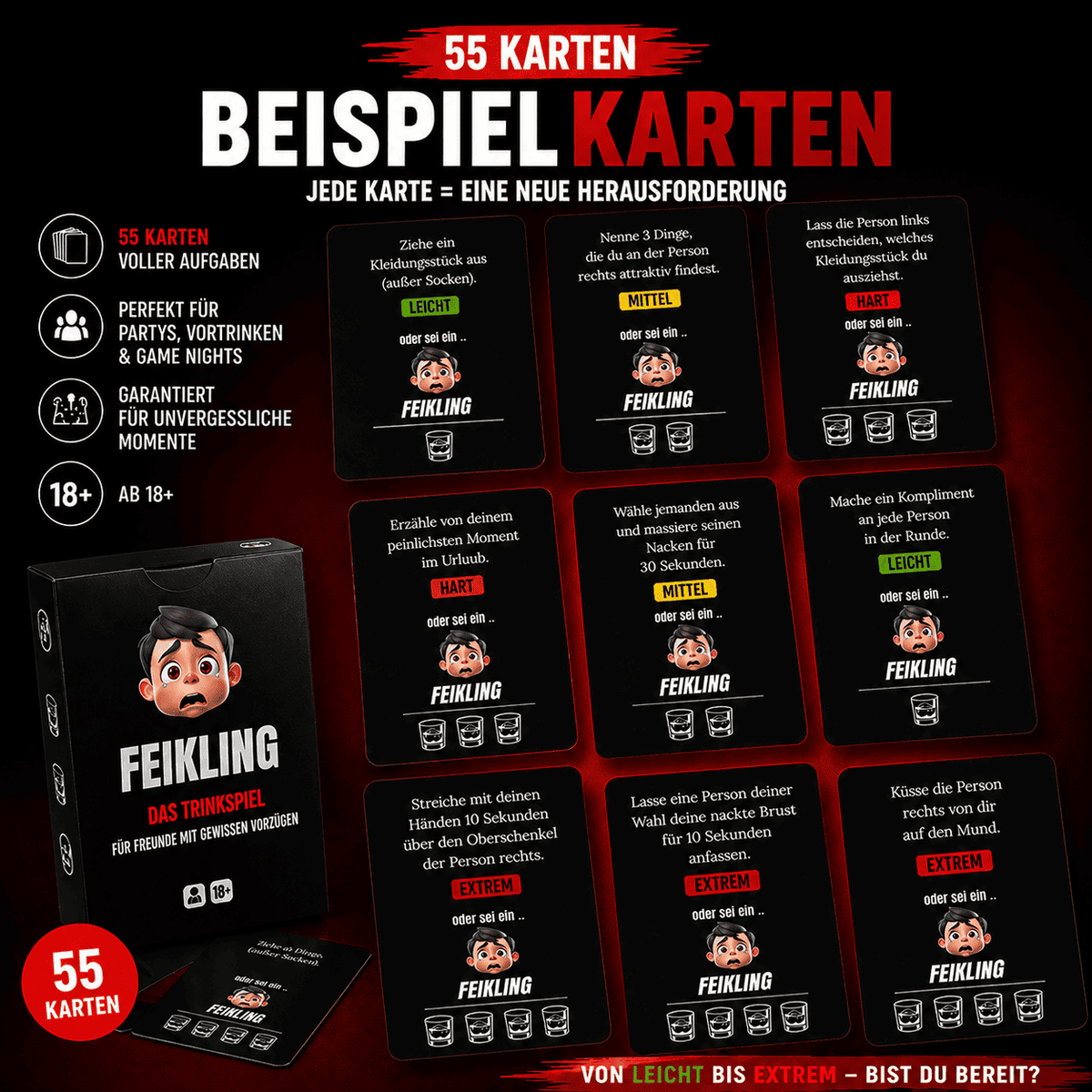 FEIKLING – Das heißeste Trinkspiel für Erwachsene! 😈 - FEIKLING